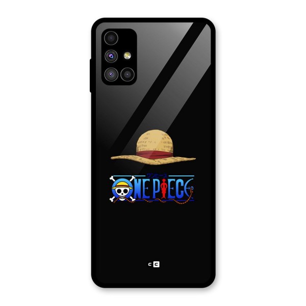 Straw Hat Glass Back Case for Galaxy M51