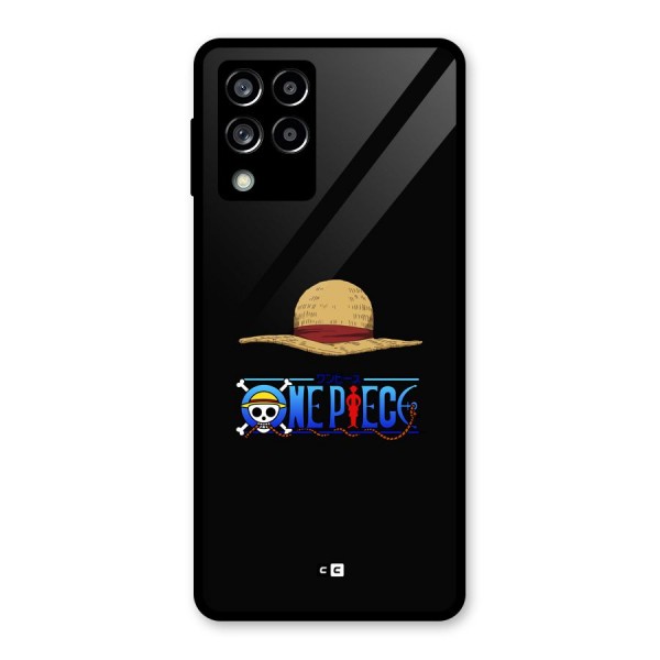 Straw Hat Glass Back Case for Galaxy M53 5G