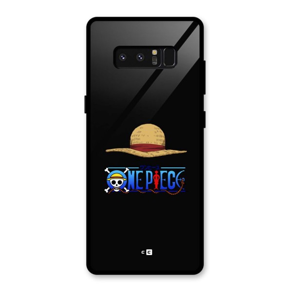 Straw Hat Glass Back Case for Galaxy Note 8