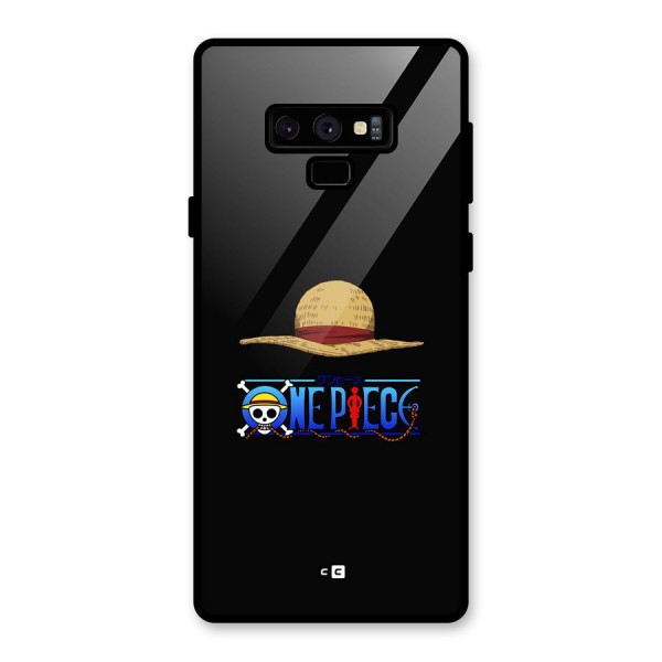 Straw Hat Glass Back Case for Galaxy Note 9