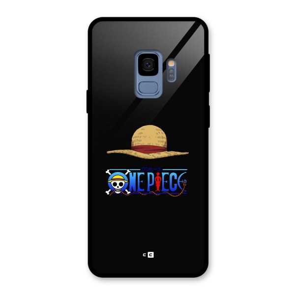 Straw Hat Glass Back Case for Galaxy S9
