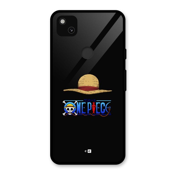 Straw Hat Glass Back Case for Google Pixel 4a