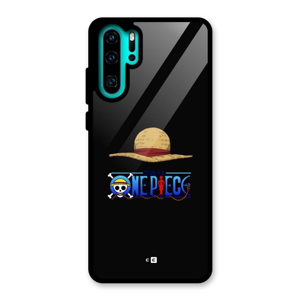 Straw Hat Glass Back Case for Huawei P30 Pro
