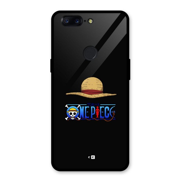 Straw Hat Glass Back Case for OnePlus 5T