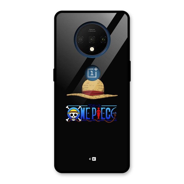 Straw Hat Glass Back Case for OnePlus 7T