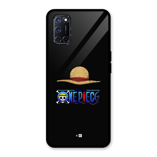 Straw Hat Glass Back Case for Oppo A52