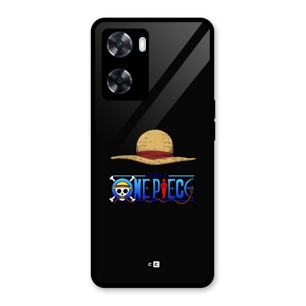 Straw Hat Glass Back Case for Oppo A77