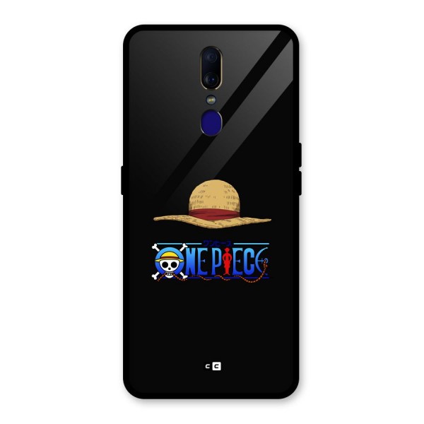 Straw Hat Glass Back Case for Oppo F11
