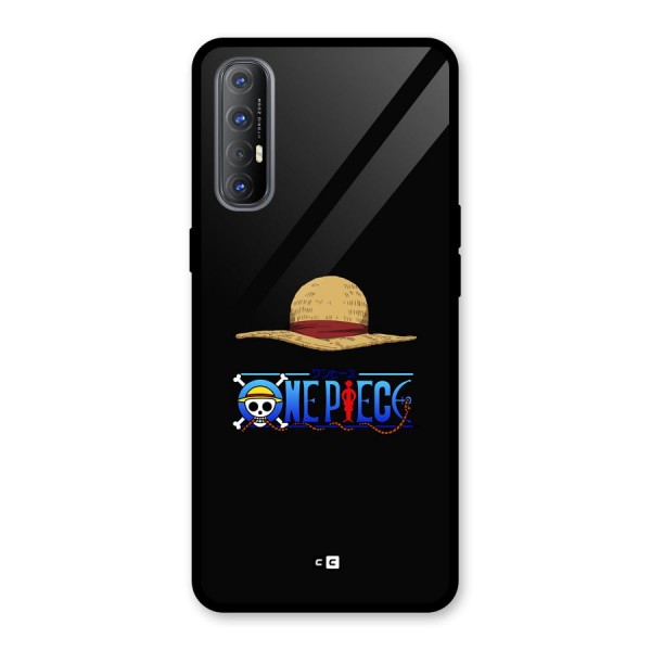 Straw Hat Glass Back Case for Oppo Reno3 Pro