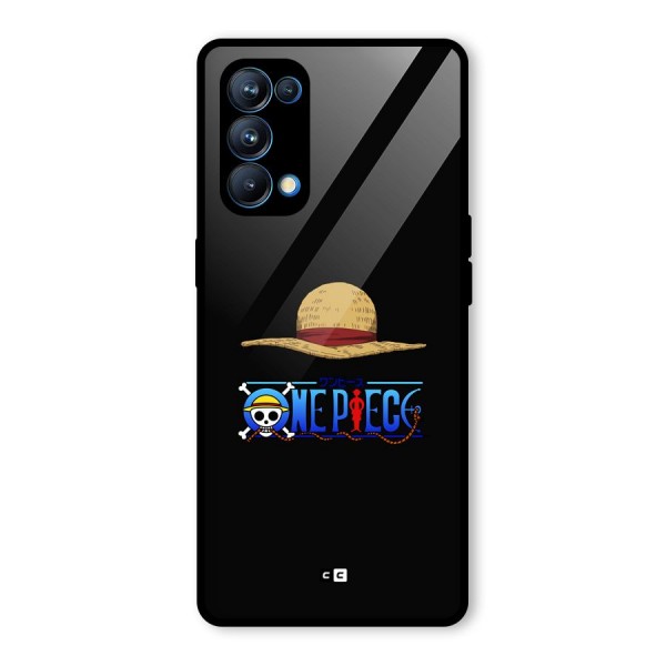 Straw Hat Glass Back Case for Oppo Reno5 Pro 5G