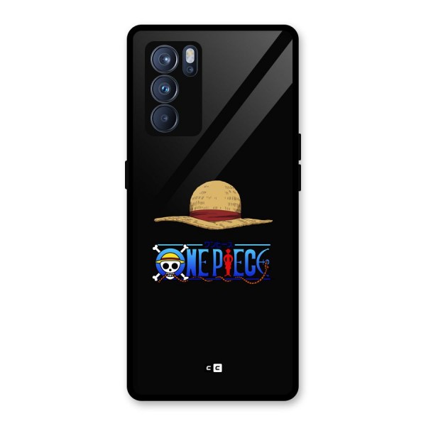 Straw Hat Glass Back Case for Oppo Reno6 Pro 5G