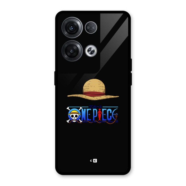 Straw Hat Glass Back Case for Oppo Reno8 Pro 5G