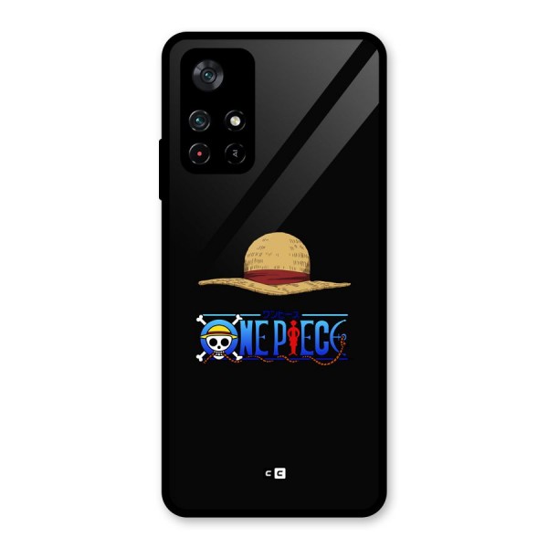 Straw Hat Glass Back Case for Poco M4 Pro 5G