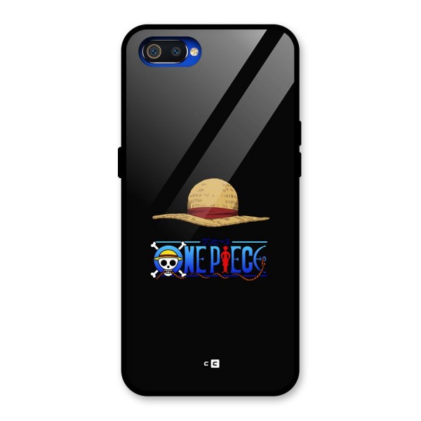 Straw Hat Glass Back Case for Realme C2