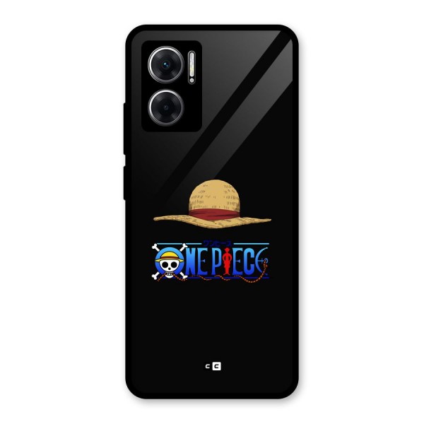 Straw Hat Glass Back Case for Redmi 11 Prime 5G