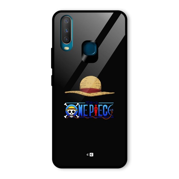 Straw Hat Glass Back Case for Vivo Y12