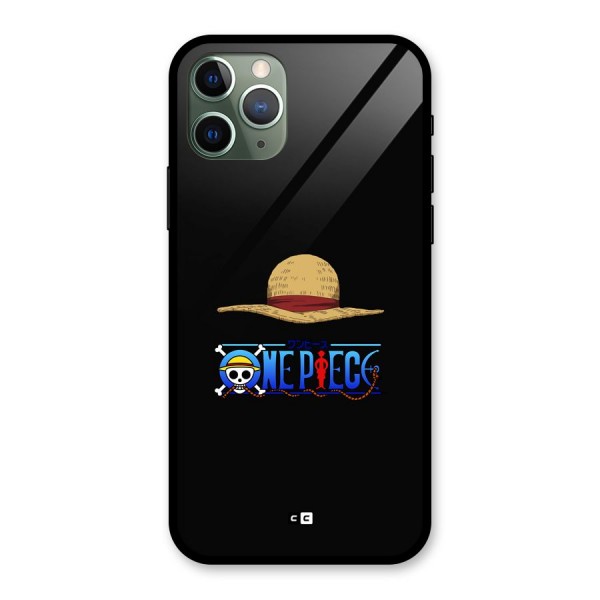 Straw Hat Glass Back Case for iPhone 11 Pro