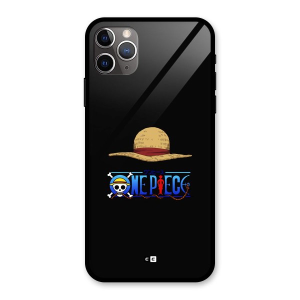 Straw Hat Glass Back Case for iPhone 11 Pro Max