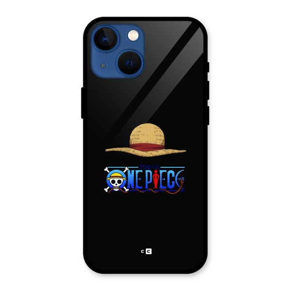 Straw Hat Glass Back Case for iPhone 13 Mini