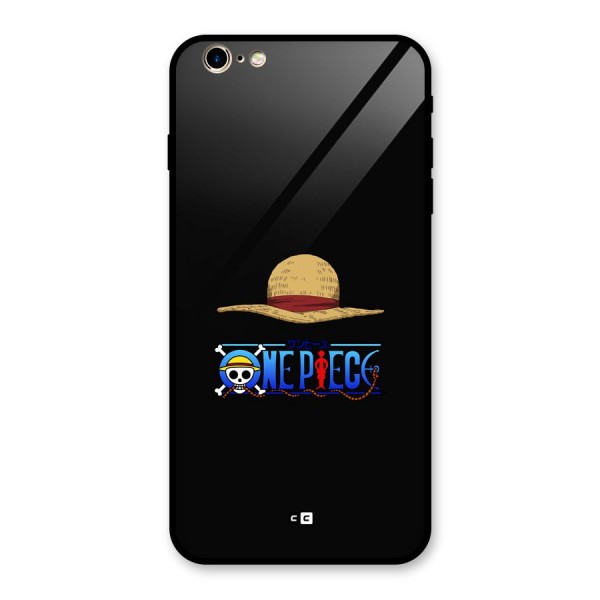 Straw Hat Glass Back Case for iPhone 6 Plus 6S Plus