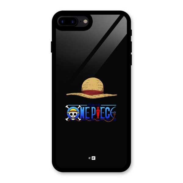 Straw Hat Glass Back Case for iPhone 7 Plus