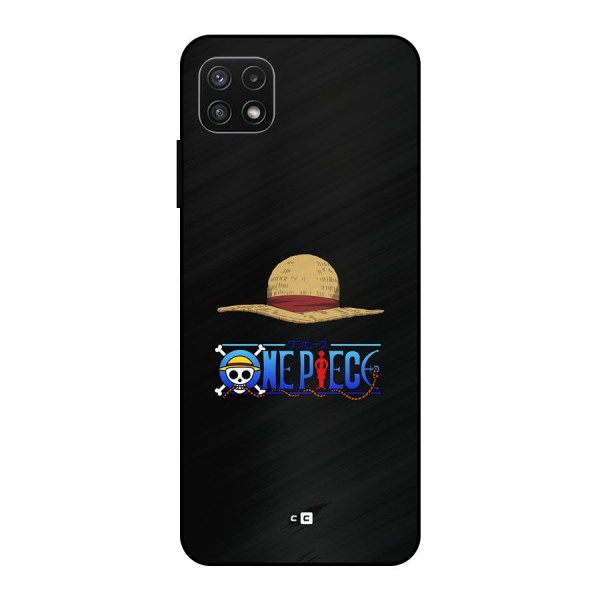 Straw Hat Metal Back Case for Galaxy A22 5G