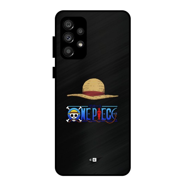 Straw Hat Metal Back Case for Galaxy A73 5G
