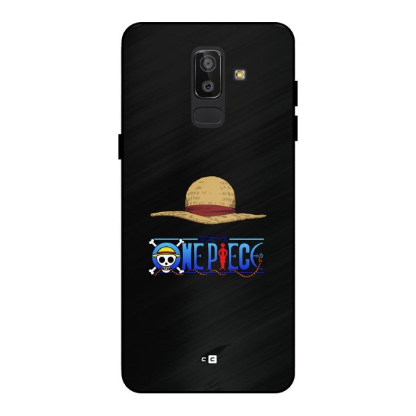 Straw Hat Metal Back Case for Galaxy J8