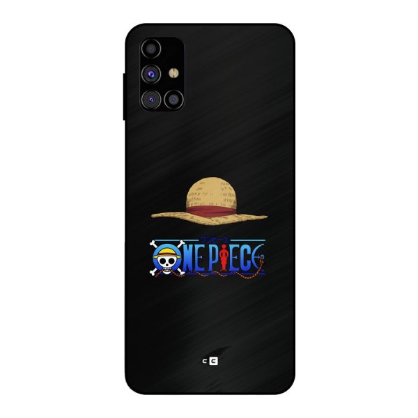 Straw Hat Metal Back Case for Galaxy M31s