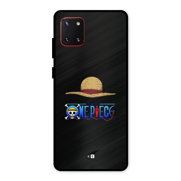 Straw Hat Metal Back Case for Galaxy Note 10 Lite