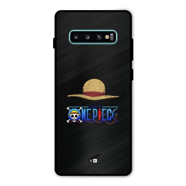 Straw Hat Metal Back Case for Galaxy S10 Plus