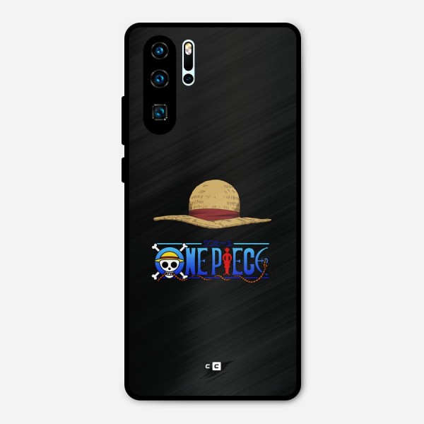 Straw Hat Metal Back Case for Huawei P30 Pro