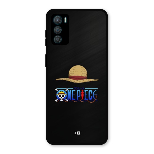 Straw Hat Metal Back Case for Moto G42