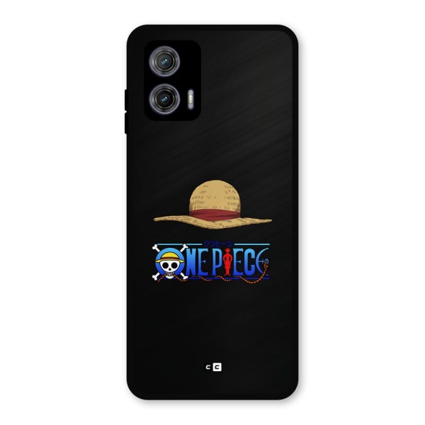 Straw Hat Metal Back Case for Moto G73