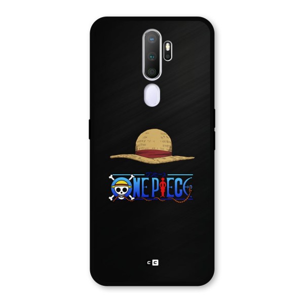 Straw Hat Metal Back Case for Oppo A5 (2020)