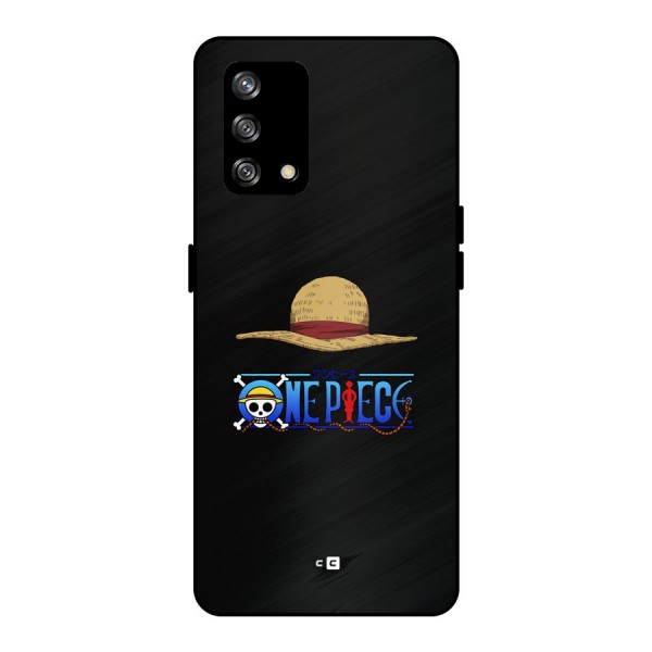 Straw Hat Metal Back Case for Oppo F19