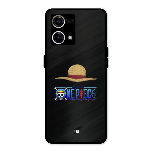 Straw Hat Metal Back Case for Oppo F21 Pro 4G