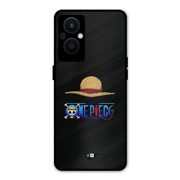 Straw Hat Metal Back Case for Oppo F21 Pro 5G
