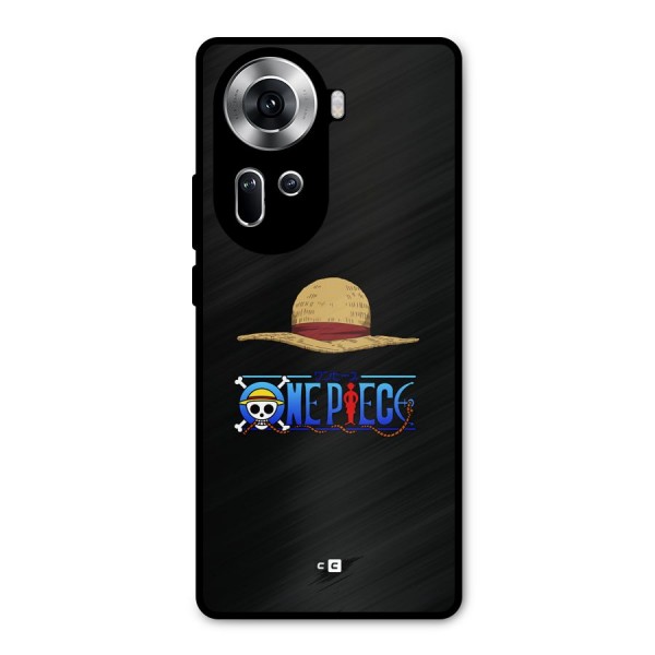 Straw Hat Metal Back Case for Oppo Reno11 5G