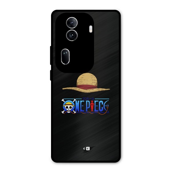 Straw Hat Metal Back Case for Oppo Reno11 Pro 5G
