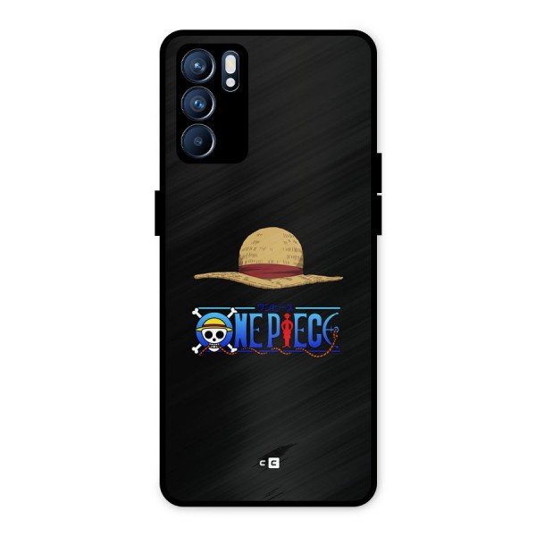Straw Hat Metal Back Case for Oppo Reno6 5G