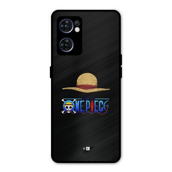 Straw Hat Metal Back Case for Oppo Reno7 5G