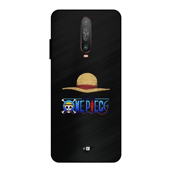 Straw Hat Metal Back Case for Poco X2