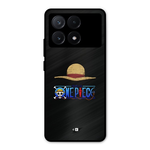 Straw Hat Metal Back Case for Poco X6 Pro
