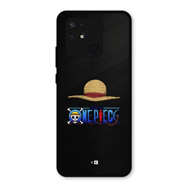 Straw Hat Metal Back Case for Redmi 10