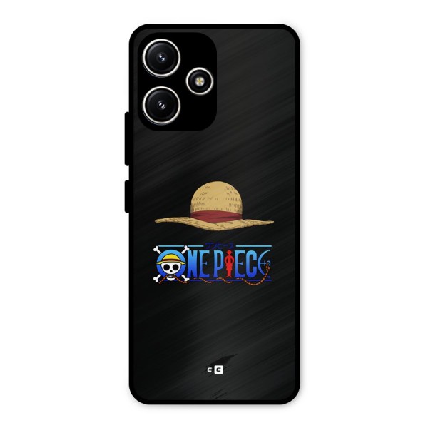 Straw Hat Metal Back Case for Redmi 12 5G