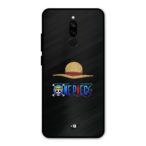Straw Hat Metal Back Case for Redmi 8