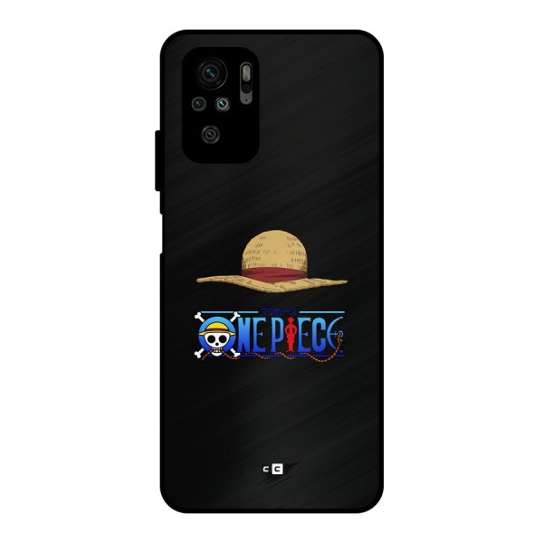 Straw Hat Metal Back Case for Redmi Note 10