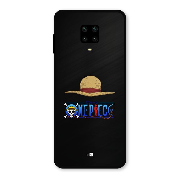Straw Hat Metal Back Case for Redmi Note 10 Lite