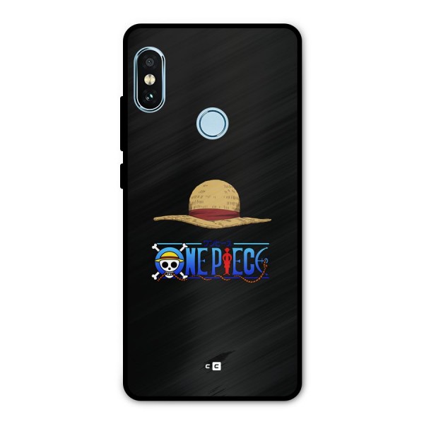 Straw Hat Metal Back Case for Redmi Note 5 Pro